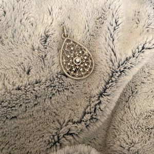 Vintage CZ SS Pendant